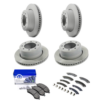 Mopar® - Front and Rear Brake Kit with Semi-Metallic Pads