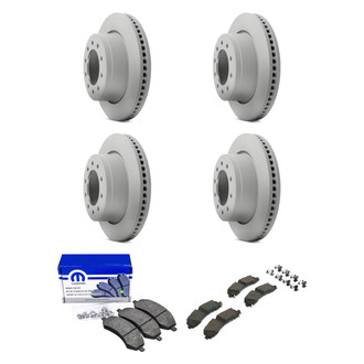Mopar® - Front and Rear Brake Kit with Semi-Metallic Pads