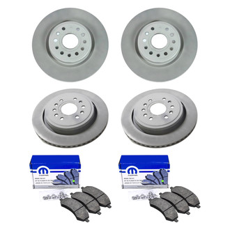 Mopar® - Front and Rear Brake Kit with Semi-Metallic Pads