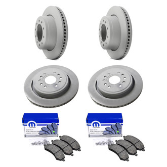Mopar® - Front and Rear Brake Kit with Semi-Metallic Pads