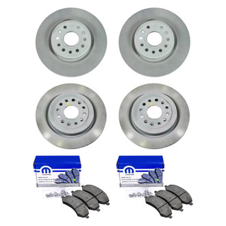 Mopar® - Front and Rear Brake Kit with Semi-Metallic Pads