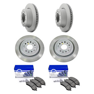 Mopar® - Front and Rear Brake Kit with Semi-Metallic Pads