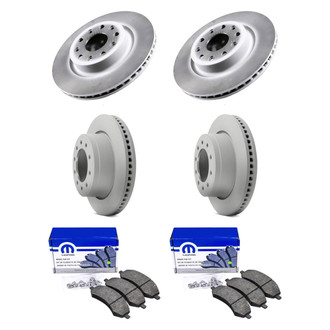 Mopar® - Front and Rear Brake Kit with Semi-Metallic Pads
