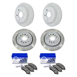 Mopar® - Front and Rear Brake Kit with Semi-Metallic Pads
