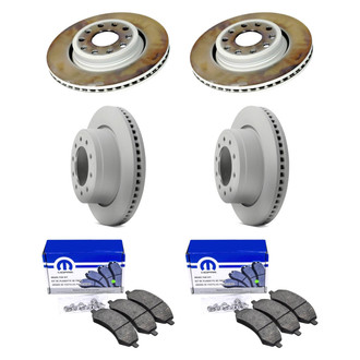 Mopar® - Front and Rear Brake Kit with Semi-Metallic Pads