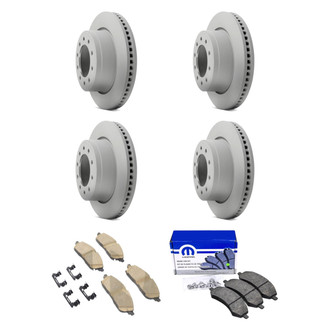 Mopar® - Front and Rear Brake Kit with Semi-Metallic Pads