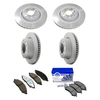 Mopar® - Front and Rear Brake Kit with Semi-Metallic Pads