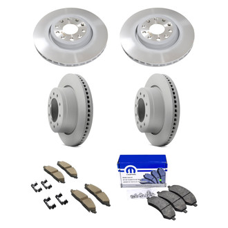 Mopar® - Front and Rear Brake Kit with Semi-Metallic Pads