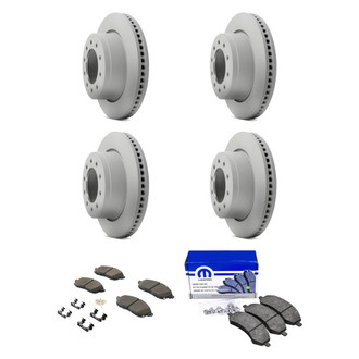 Mopar® - Front and Rear Brake Kit with Semi-Metallic Pads