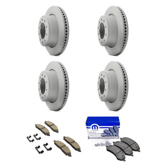 Mopar® - Front and Rear Brake Kit with Semi-Metallic Pads