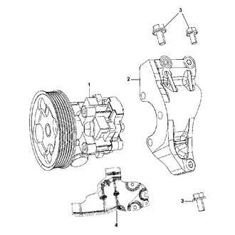 Mopar® - New Power Steering Pump Bracket