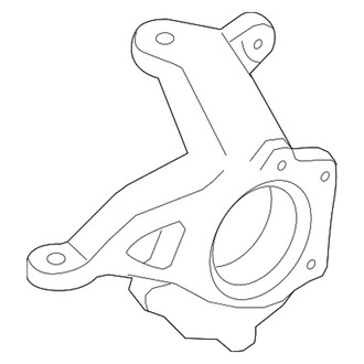 Mopar® - Front Passenger Side Steering Knuckle