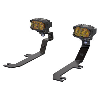 Morimoto® 2B-PLR-BAF145-0009 - Hood Ditch Mounted 2Banger HXB 2x24W Combo Beam LED Light Kit