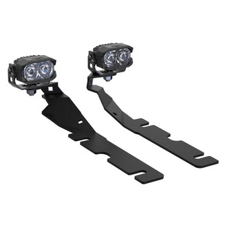 Morimoto® 2B-PLR-KIT-1116 - A-Pillar Mounted 2Banger HXB 2x24W Combo Beam LED Light Kit