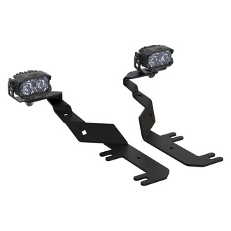 Morimoto® - A-Pillar Mounted 2Banger HXB 2x24W Combo Beam LED Light Kit