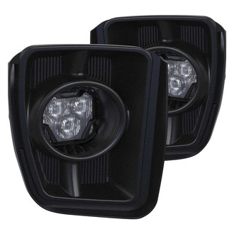 Morimoto® - Fog Light Location Mounted 4Banger HXB 2x45W Wide Beam Yellow LED Light Kit