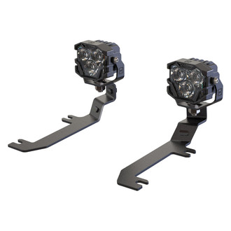 Morimoto® 4B-PLR-BAF073-0012 - Hood Ditch Mounted 4Banger HXB SAE 2x42W Wide Beam Yellow LED Light Kit