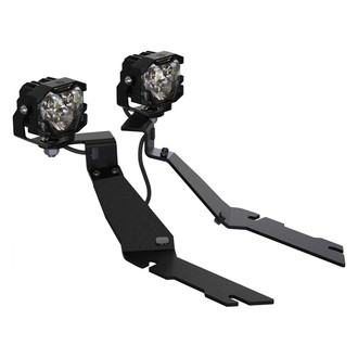 Morimoto® 4B-PLR-KIT-1124 - A-Pillar Mounted 4Banger NCS 2x20W Wide Beam LED Light Kit