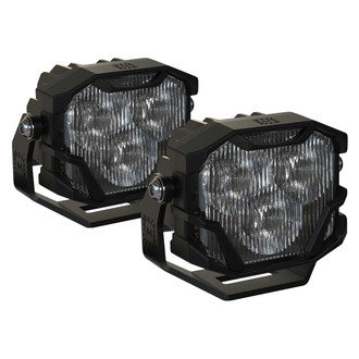 Morimoto® - A-Pillar Mounted 4Banger HXB SAE 2x45W Wide Beam LED Light Kit