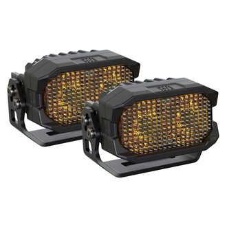 Morimoto® - 2Banger HXB 2x24W Flood Beam Yellow LED Lights
