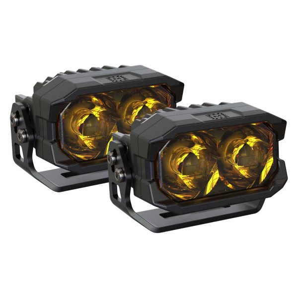 Morimoto® - 2Banger HXB 2x24W Spot Beam Yellow LED Lights