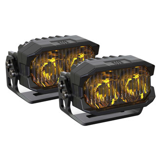 Morimoto® - 2Banger HXB 2x24W Combo Beam Yellow LED Lights
