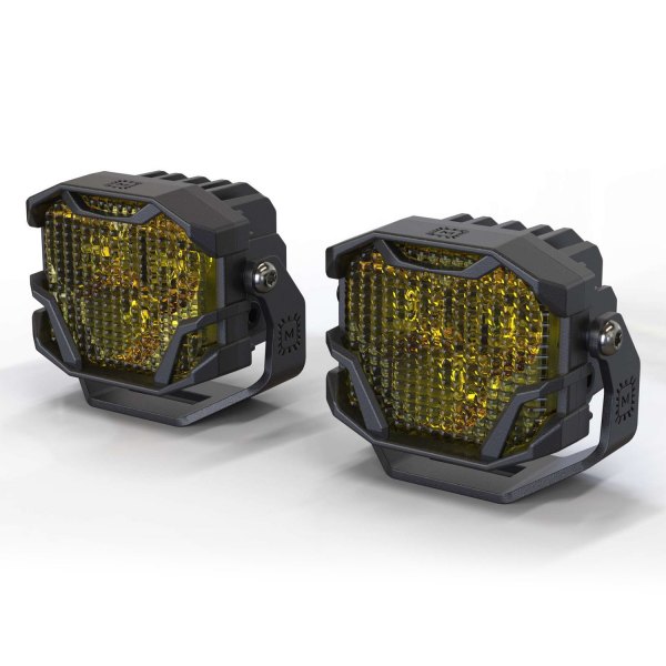 Morimoto® - 4Banger 2.0 NCS 2.6" 2x15.6W Flood Beam Yellow LED Lights