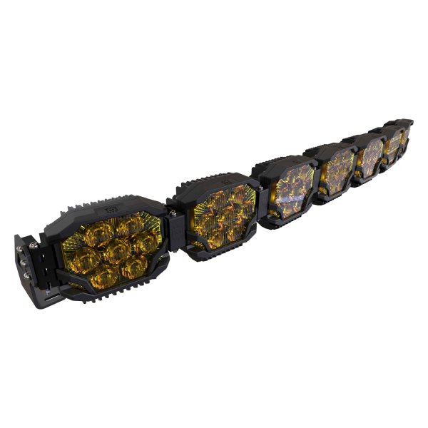 Morimoto® - Banger NCS 7-Pod 50.5" 255.5W Triple Row Yellow LED Light Bar