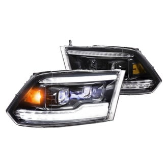 Morimoto® - XB™ Driver and Passenger Side Gloss Black Sequential DRL Bar Projector LED Headlights