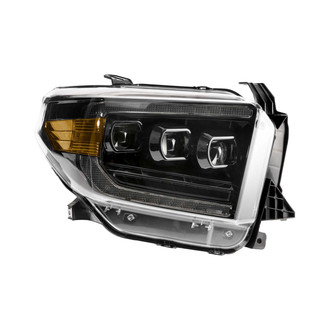 Morimoto® - XB™ Driver and Passenger Side Gloss Black Sequential DRL Bar Projector LED Headlights