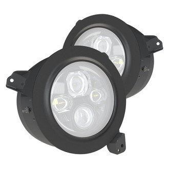 Morimoto® - 7" Round Black Headlight Adapters