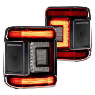 Morimoto® - XB™ Driver and Passenger Side Black/Red LED Tail Lights