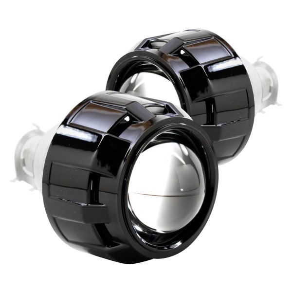 Morimoto® - Mini Gatling Gun Gloss Black Retrofit Projector Shrouds