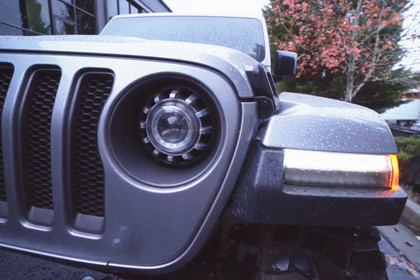 Morimoto® - 7" Round Black Headlight Adapters, Installation