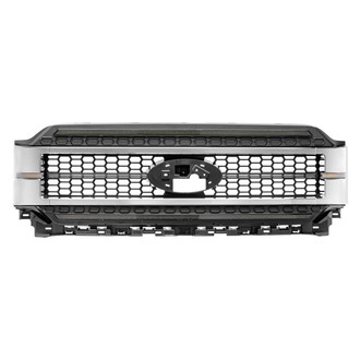 Morimoto® - 1-Pc XBG Chrome Main Grille with White DRL Lights