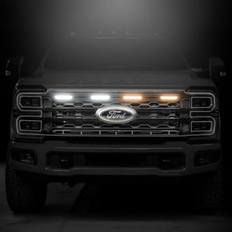 Morimoto® - 1-Pc XBG Primer-ready Black Main Grille with DRL Lights