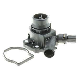 MotoRad® - Engine Coolant Thermostat and Housing Assembly with Seal and Temperature Sensor