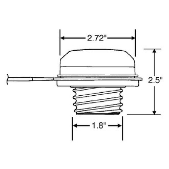 Motorcraft® - Non-Locking Fuel Tank Cap