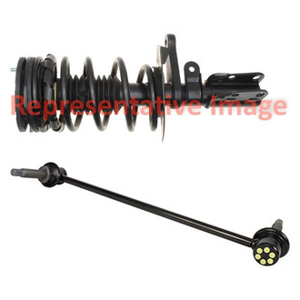 Motorcraft® - Front Driver Side Complete Strut Assembly and Stabilizer Bar Link Kit
