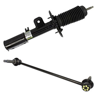 Motorcraft® - Front Driver Side Complete Strut Assembly and Stabilizer Bar Link Kit