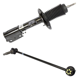 Motorcraft® - Front Passenger Side Complete Strut Assembly and Stabilizer Bar Link Kit