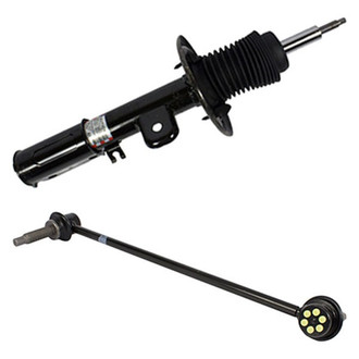 Motorcraft® - Front Passenger Side Complete Strut Assembly and Stabilizer Bar Link Kit