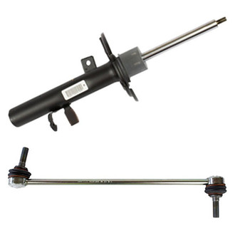 Motorcraft® - Front Passenger Side Complete Strut Assembly and Stabilizer Bar Link Kit