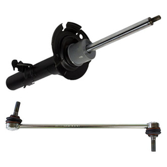 Motorcraft® - Front Passenger Side Complete Strut Assembly and Stabilizer Bar Link Kit