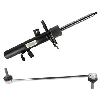 Motorcraft® - Front Passenger Side Complete Strut Assembly and Stabilizer Bar Link Kit