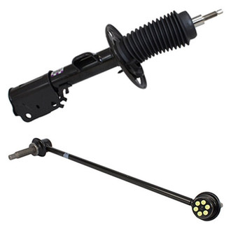 Motorcraft® - Front Passenger Side Shock Absorber and Stabilizer Bar Link Kit