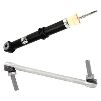 Motorcraft® BNDL-133741 - Front Passenger Side Shock Absorber and Stabilizer Bar Link Kit