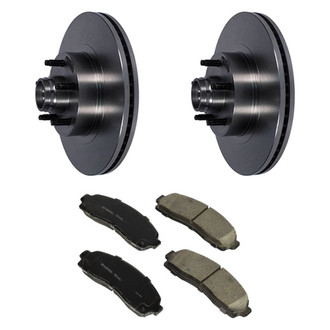 Motorcraft® - Standard Premium™ Plain Front Brake Kit with Organic Pads