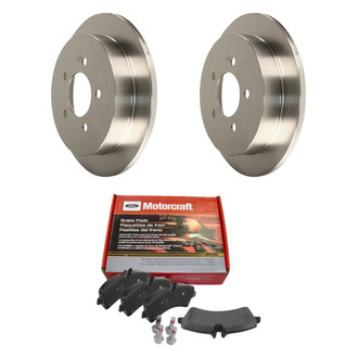Motorcraft® - Standard Premium™ Plain Front Brake Kit with Organic Pads