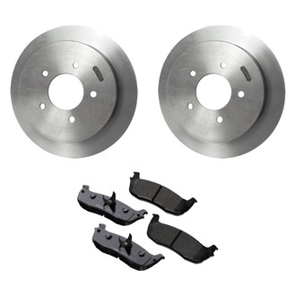 Motorcraft® - Standard Premium™ Plain Rear Brake Kit with Ceramic Pads